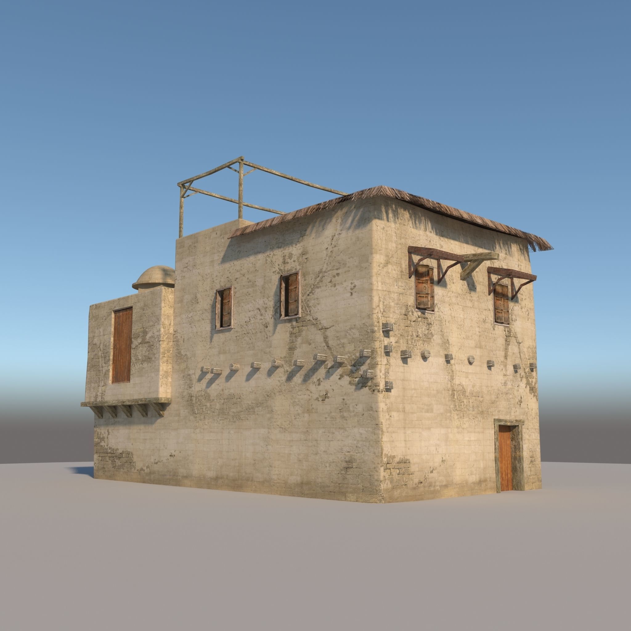 Old House 3D model_8