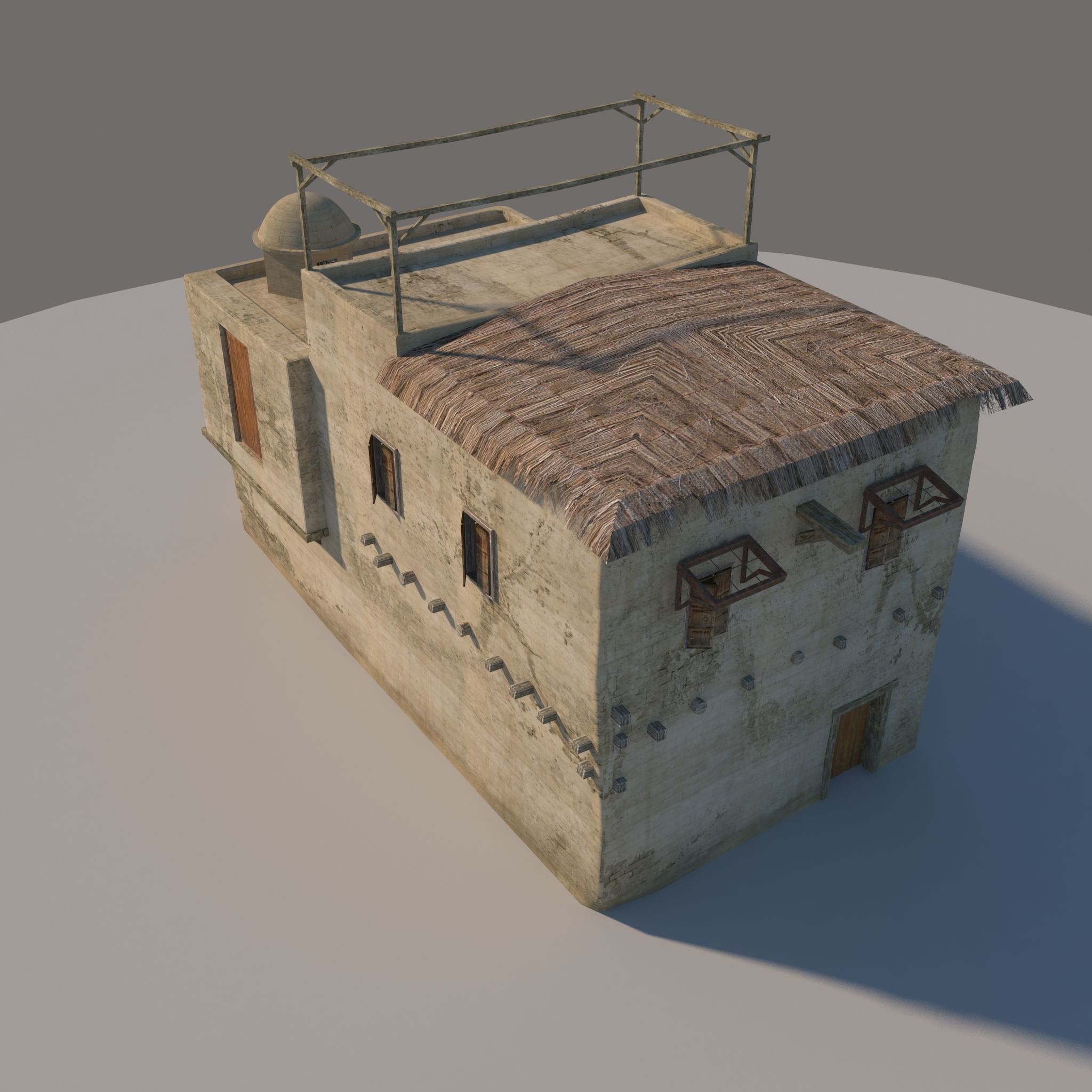 Old House 3D model_4