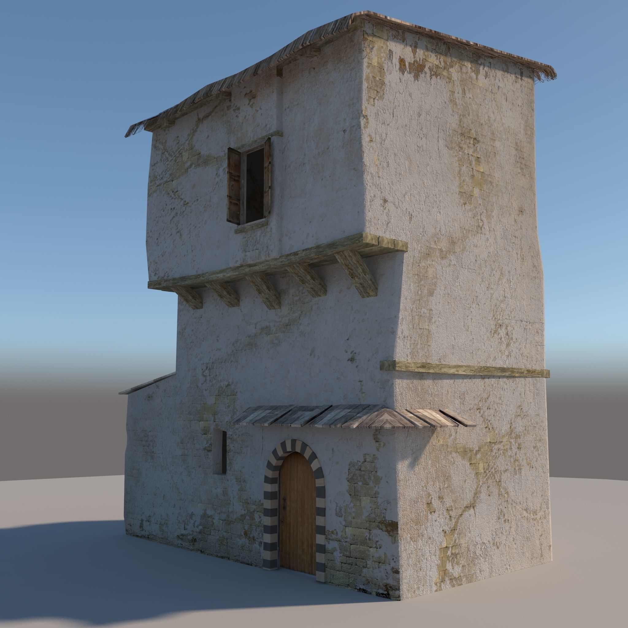 Old House 3D model_1