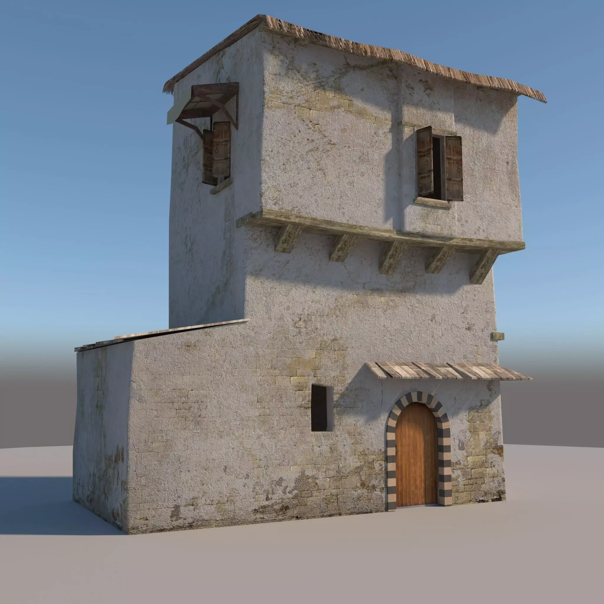 Old House 3D model_0