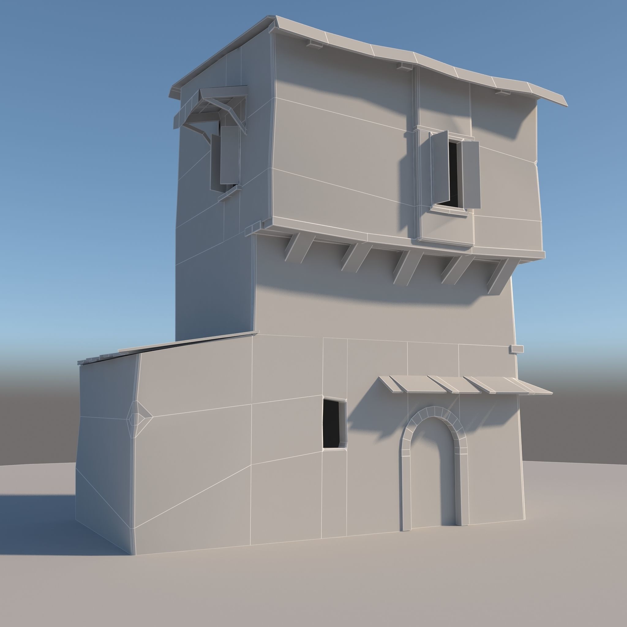 Old House 3D model_11