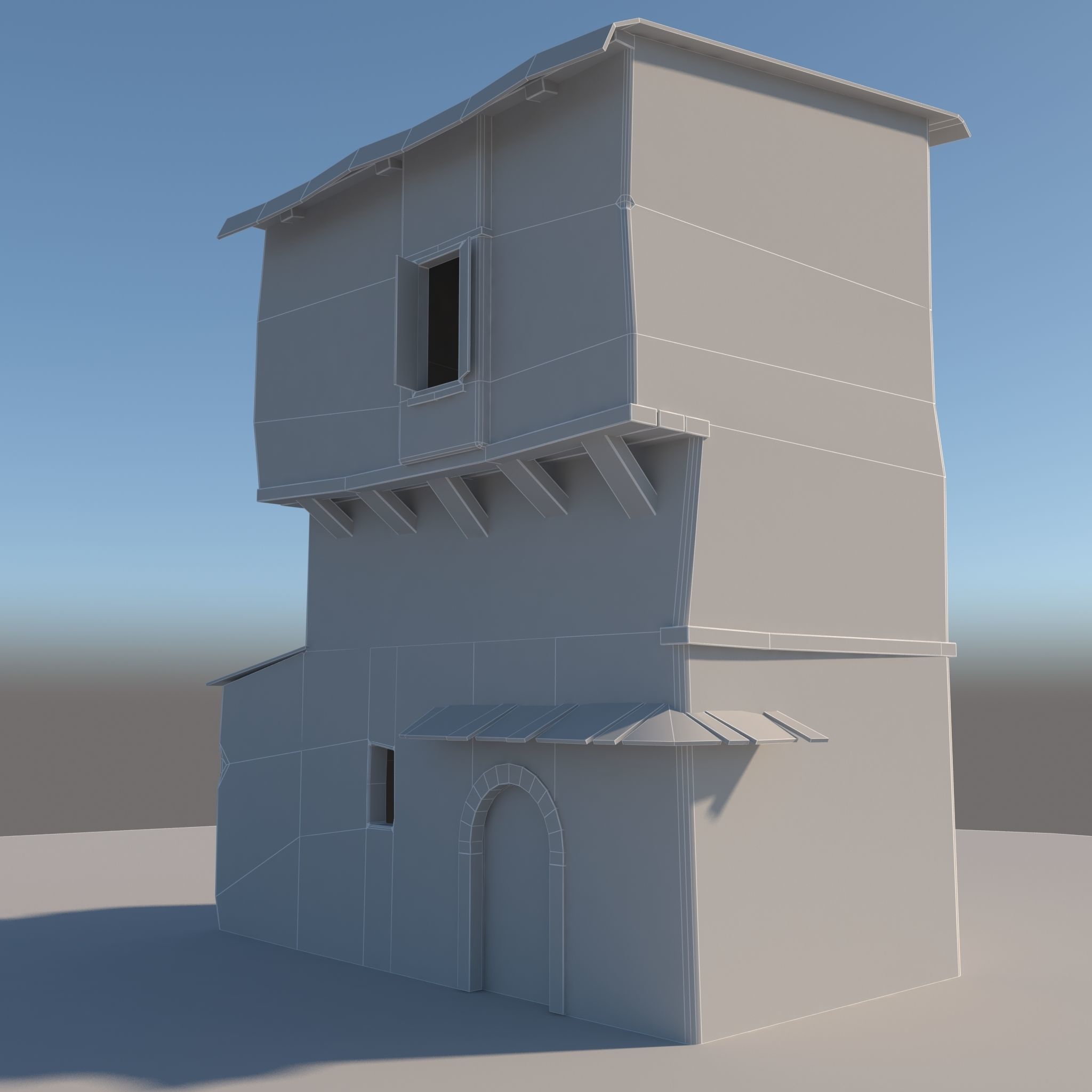 Old House 3D model_12