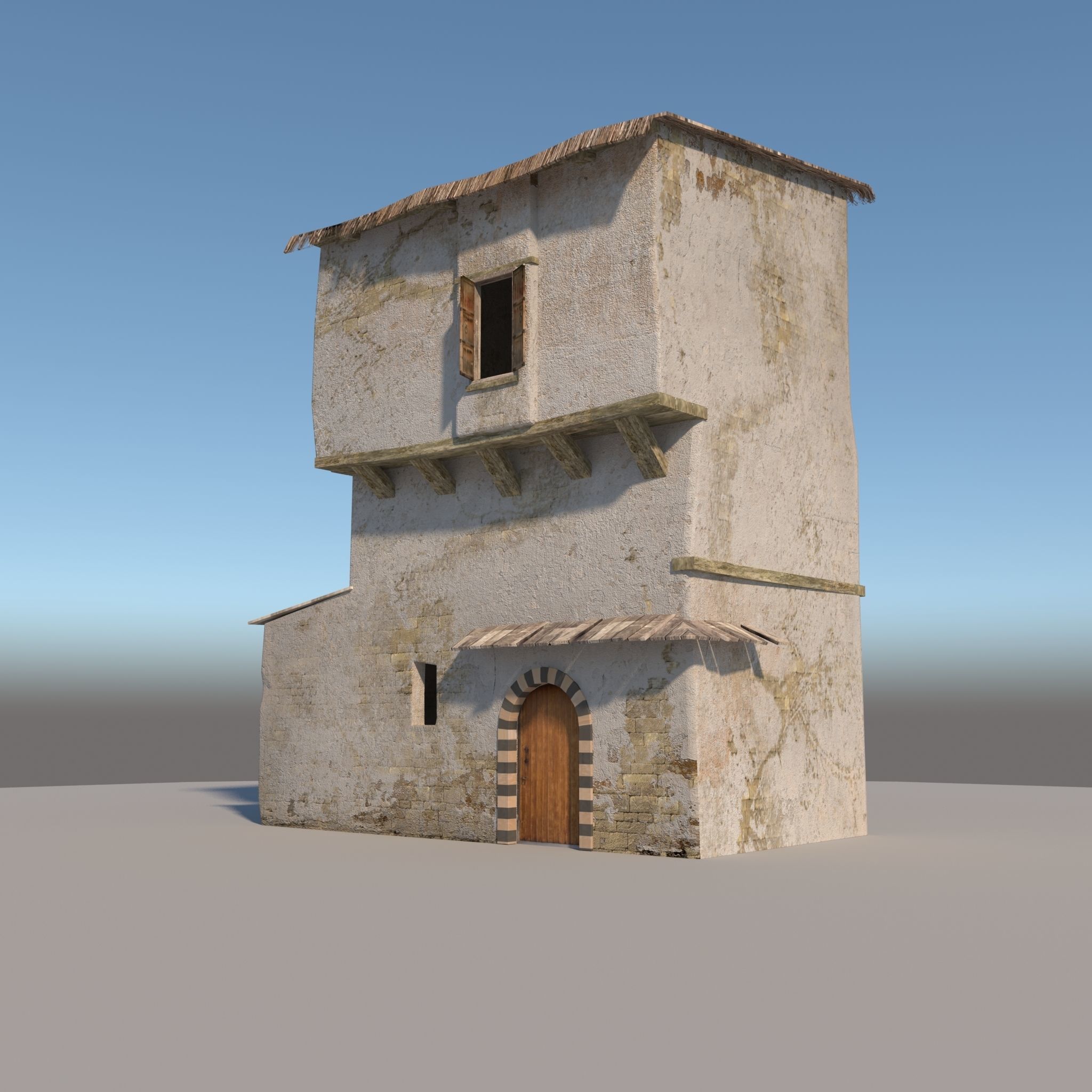 Old House 3D model_8
