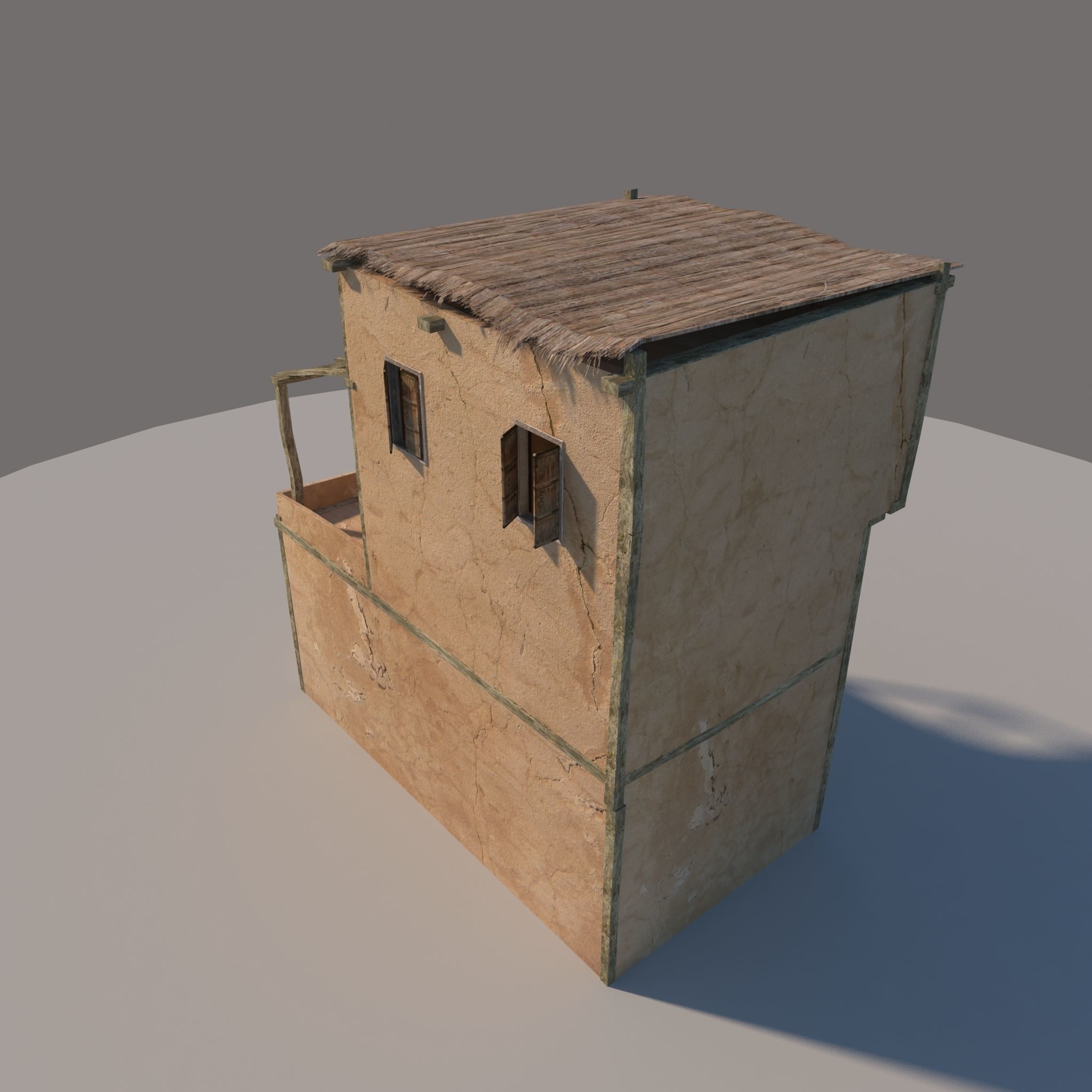 Old House 3D model_4