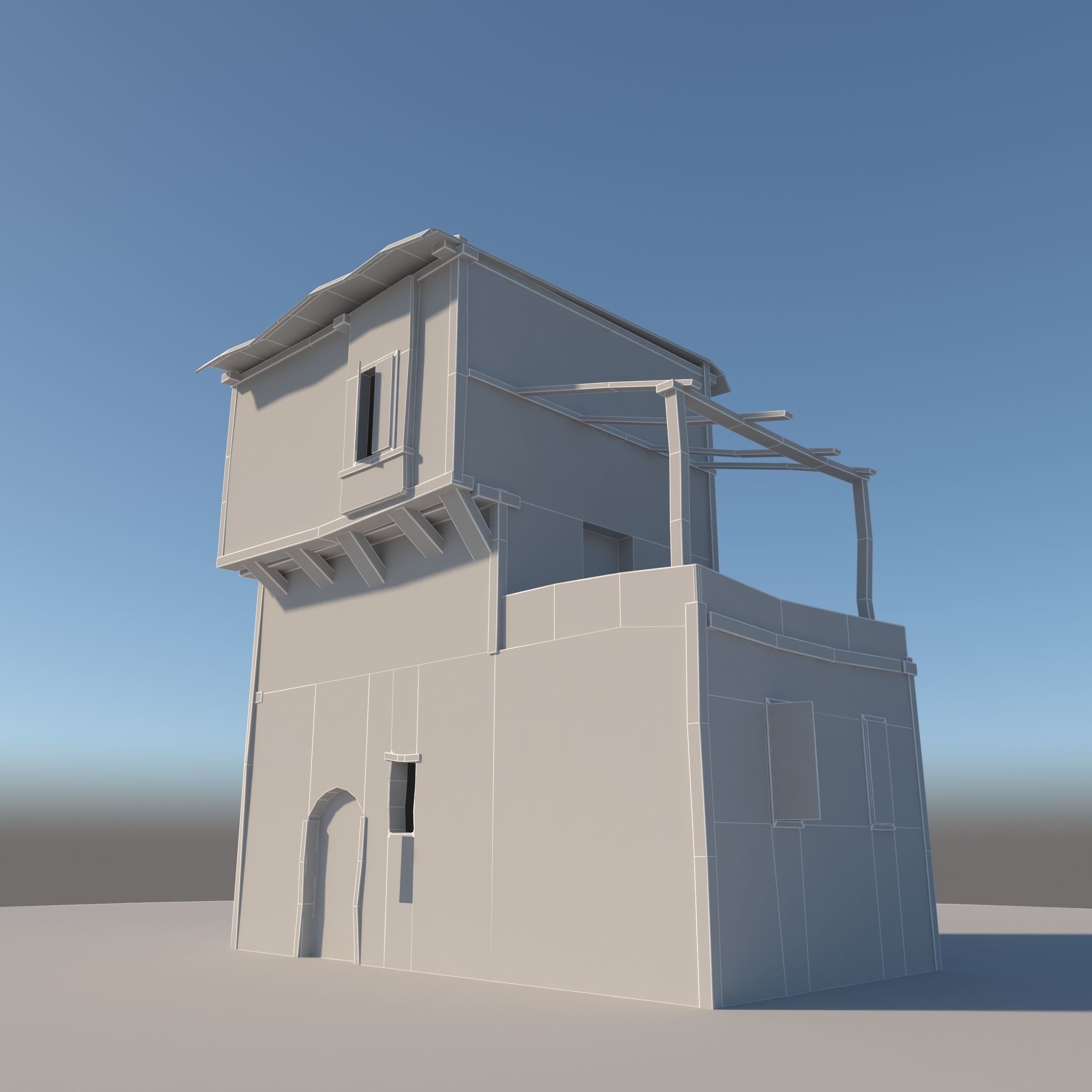 Old House 3D model_12
