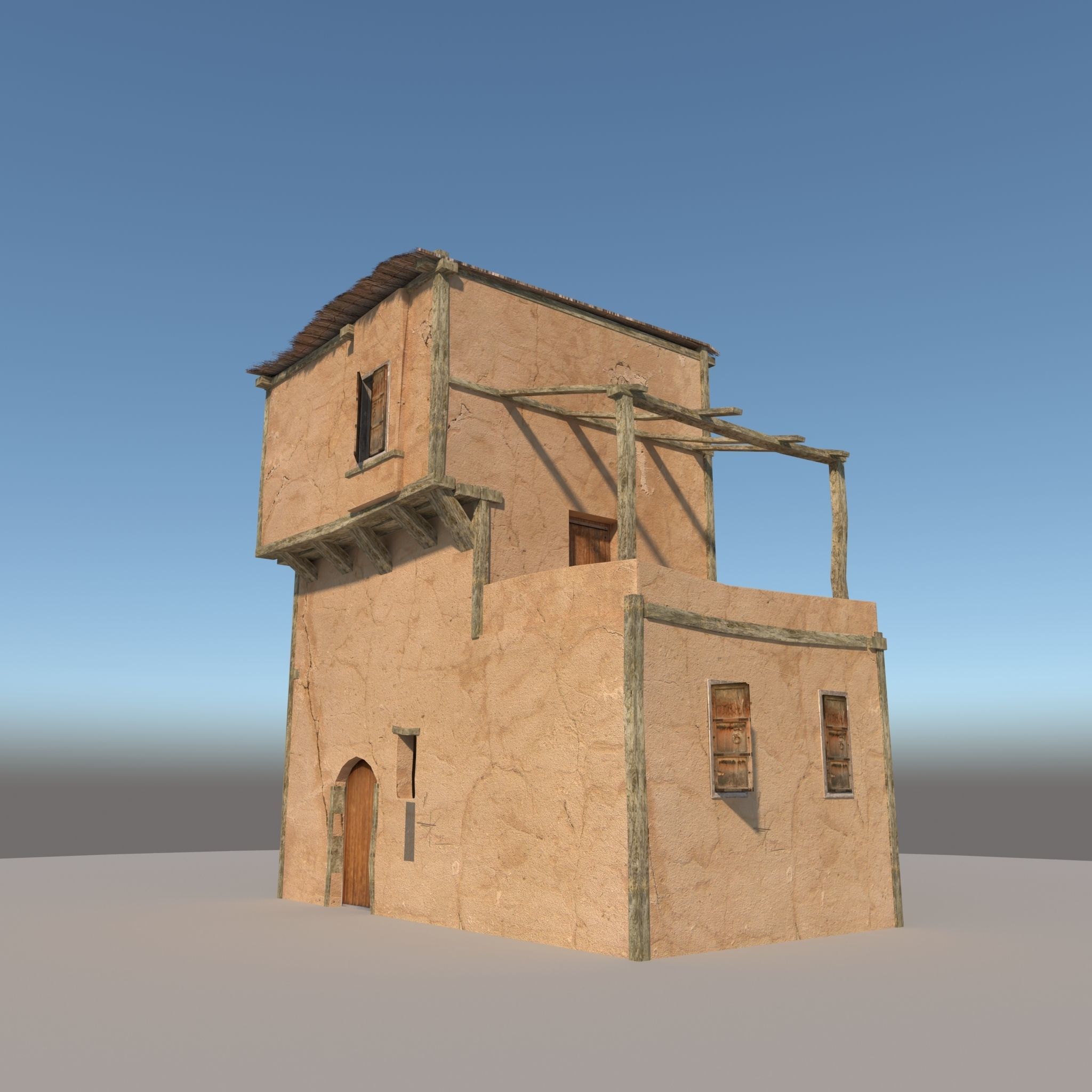 Old House 3D model_9