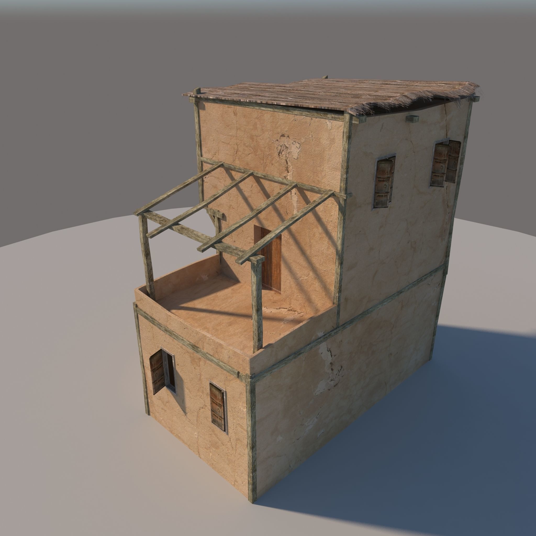 Old House 3D model_5