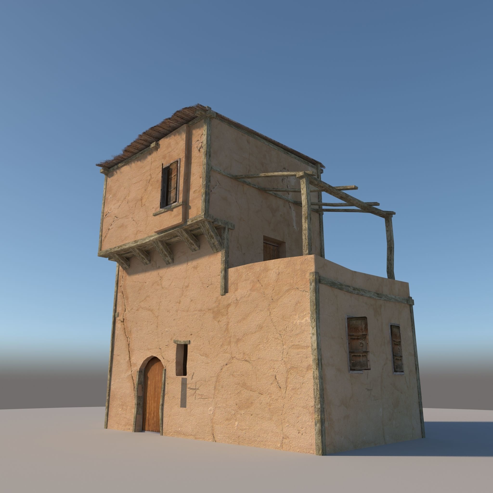 Old House 3D model_1