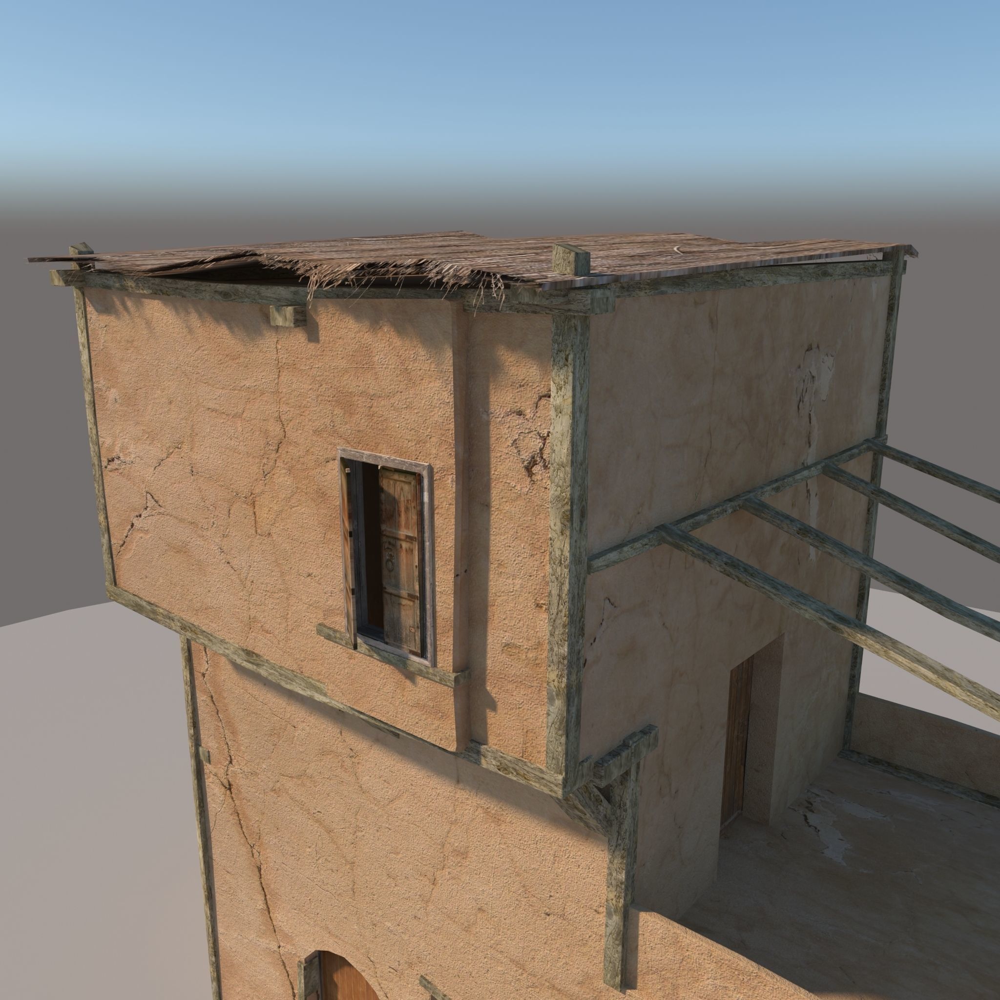 Old House 3D model_7