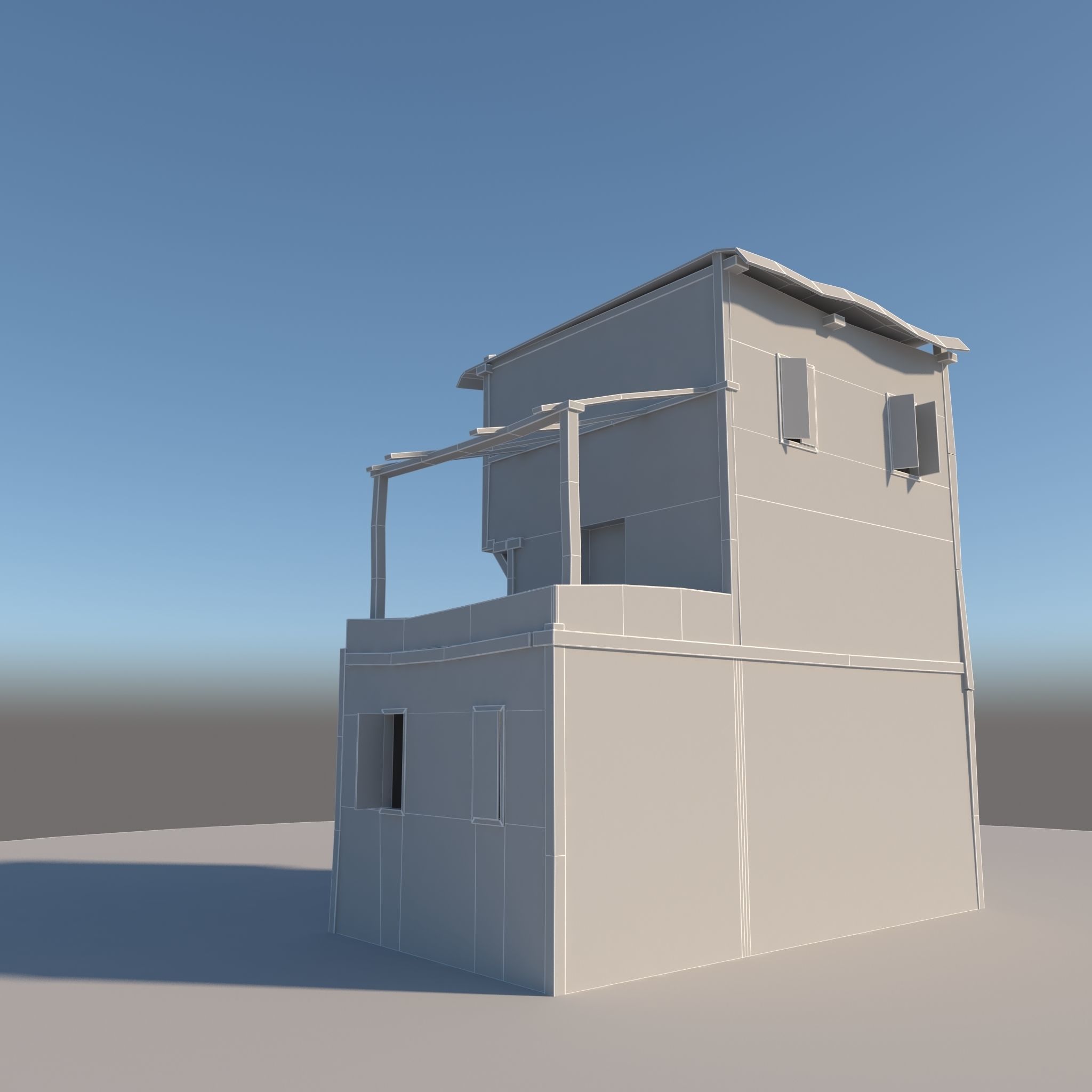 Old House 3D model_13