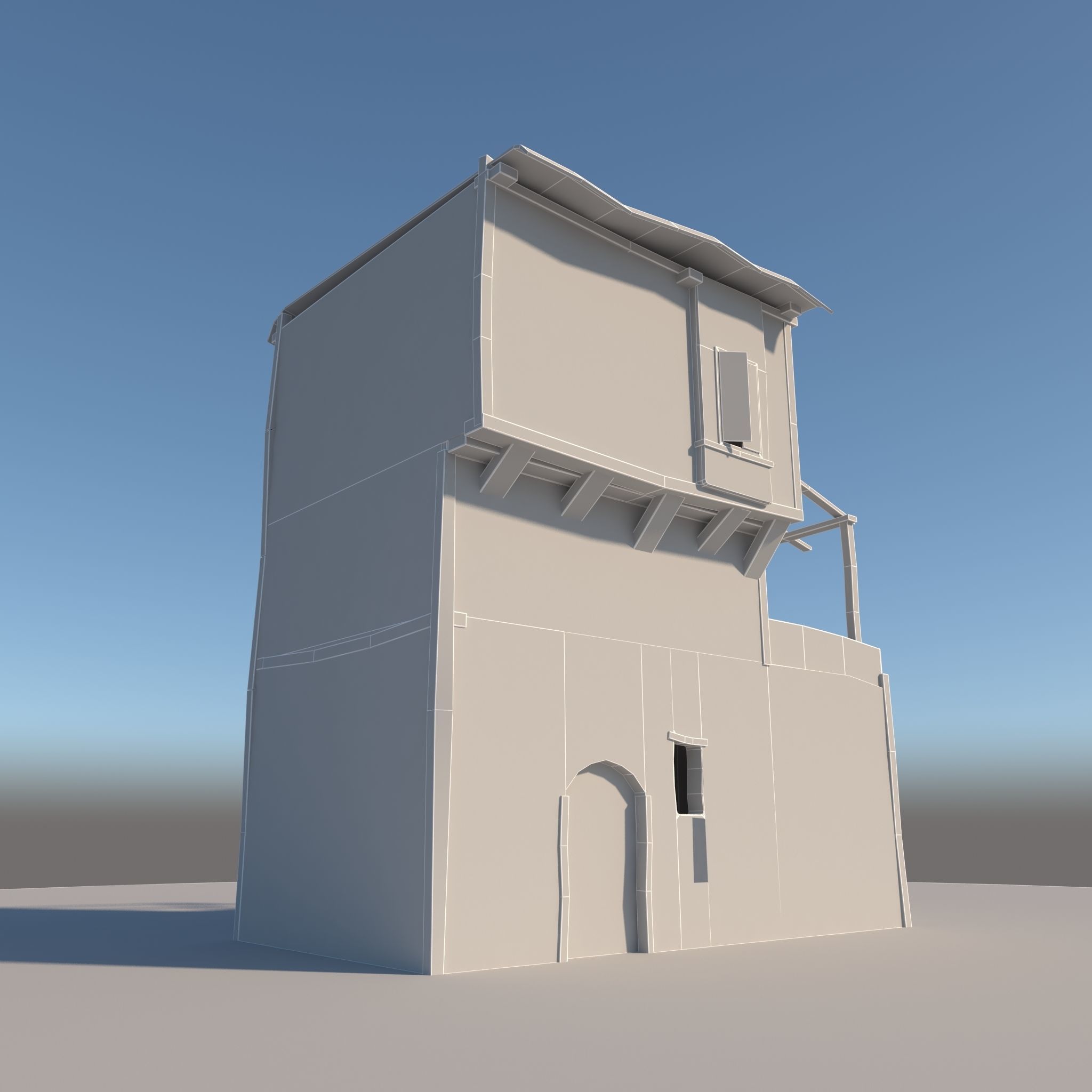 Old House 3D model_11