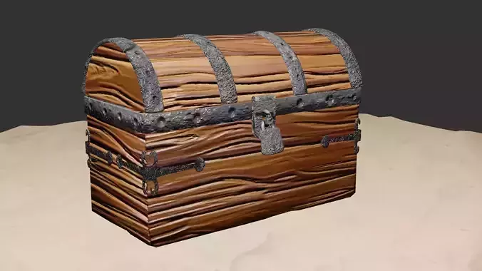 Wooden Treasure Chest