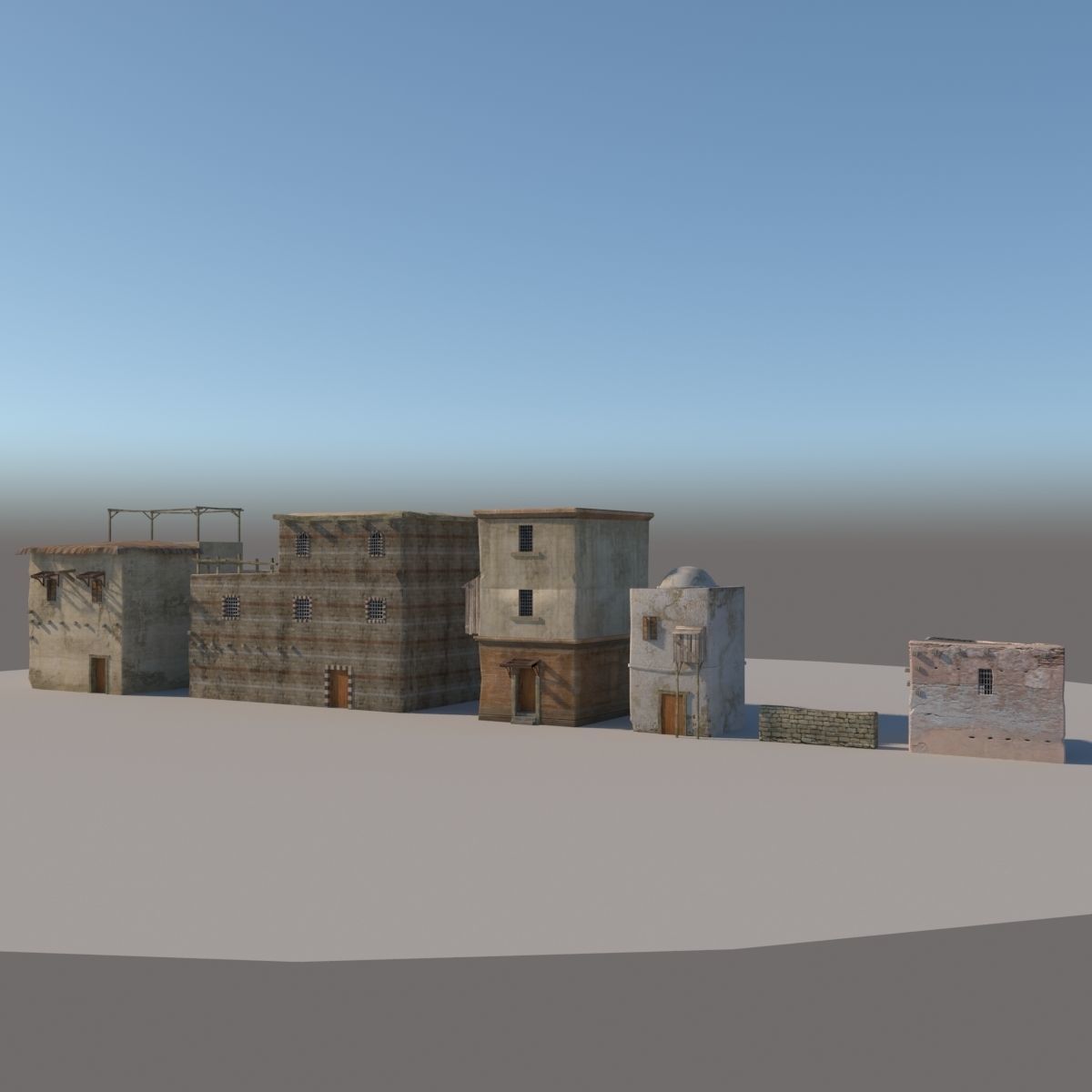 Old House Pack 1 3D model_1