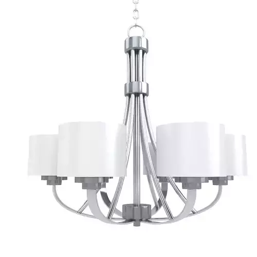 Chandelier modern with shades