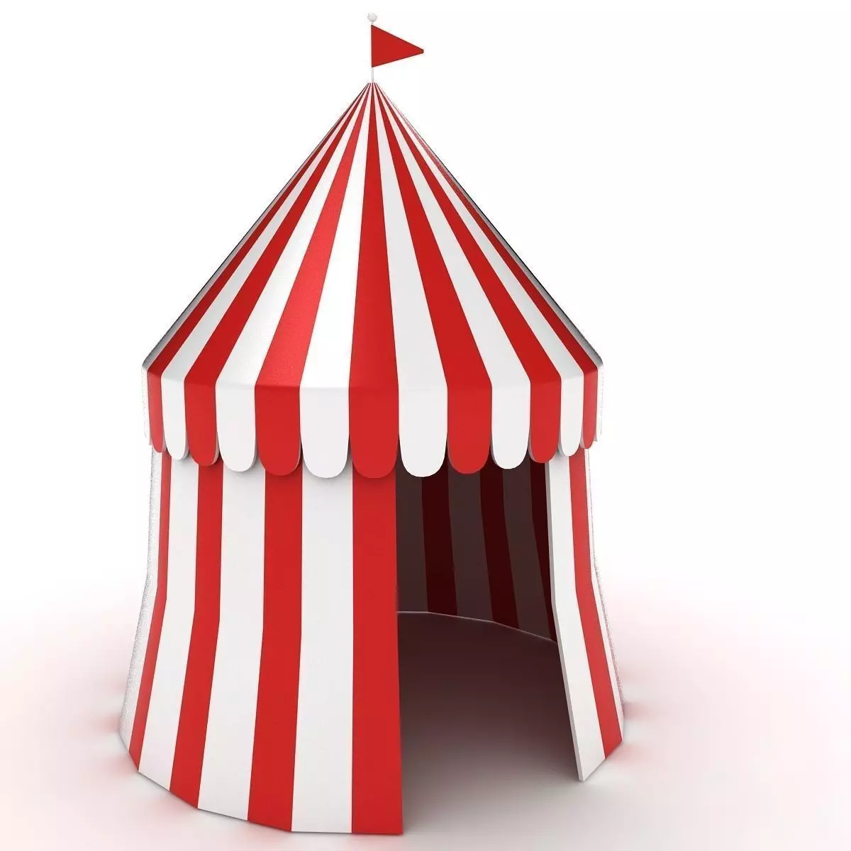 Circus Tent 3D model_0