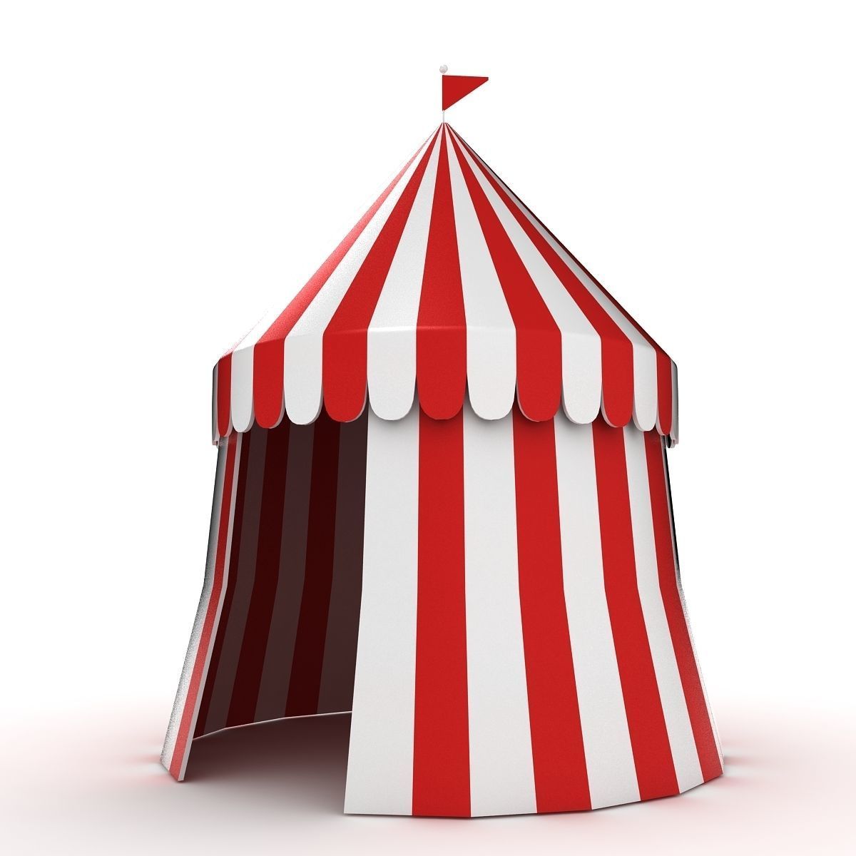 Circus Tent 3D model_1