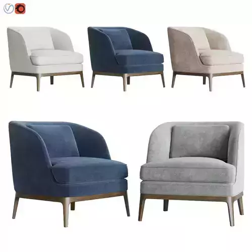 CrateandBarrel Seychelles Wood Trim Chair