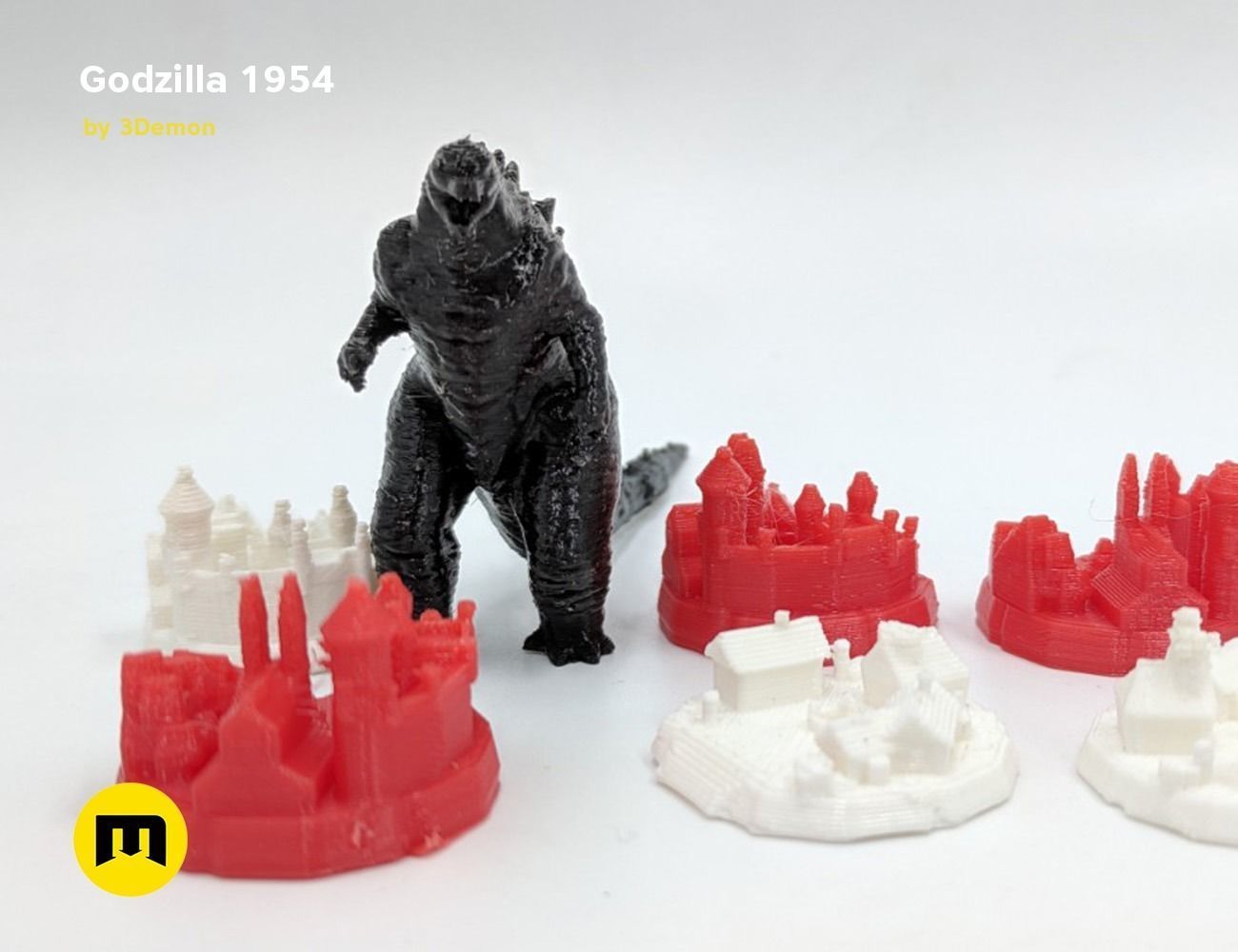 Godzilla figure and bottle opener Free 3D print model_14