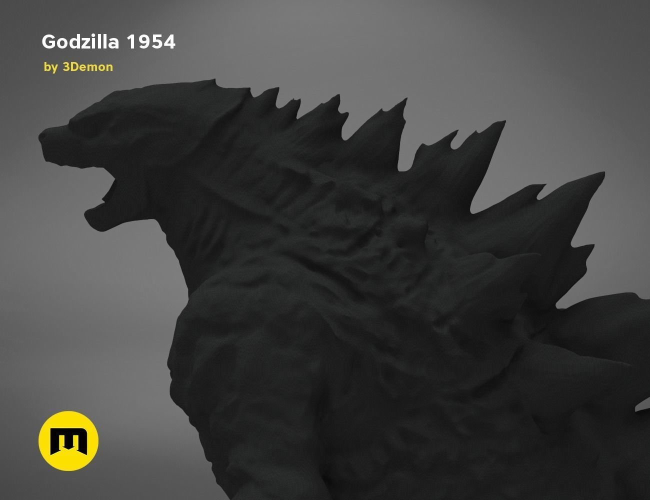 Godzilla figure and bottle opener Free 3D print model_21