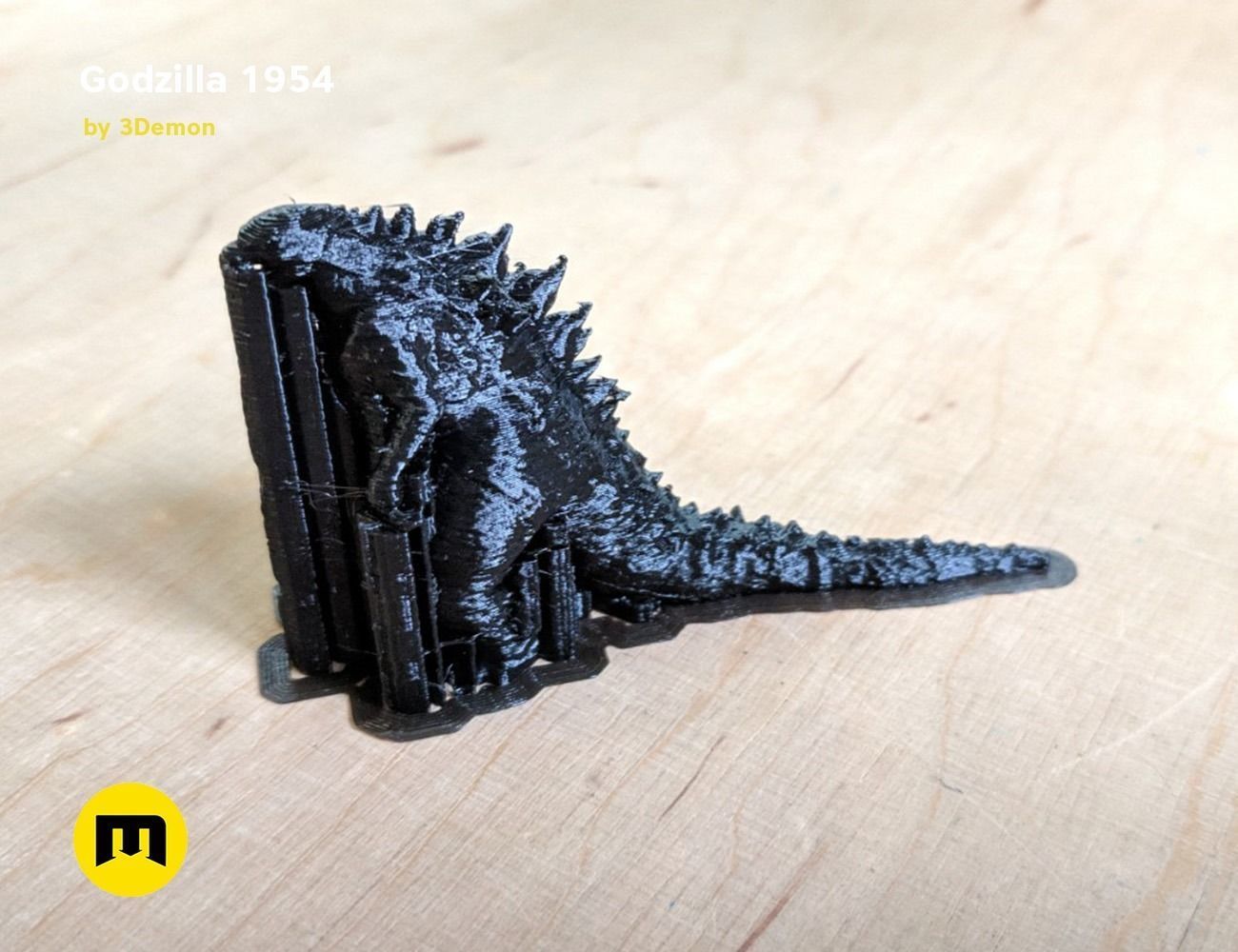 Godzilla figure and bottle opener Free 3D print model_9