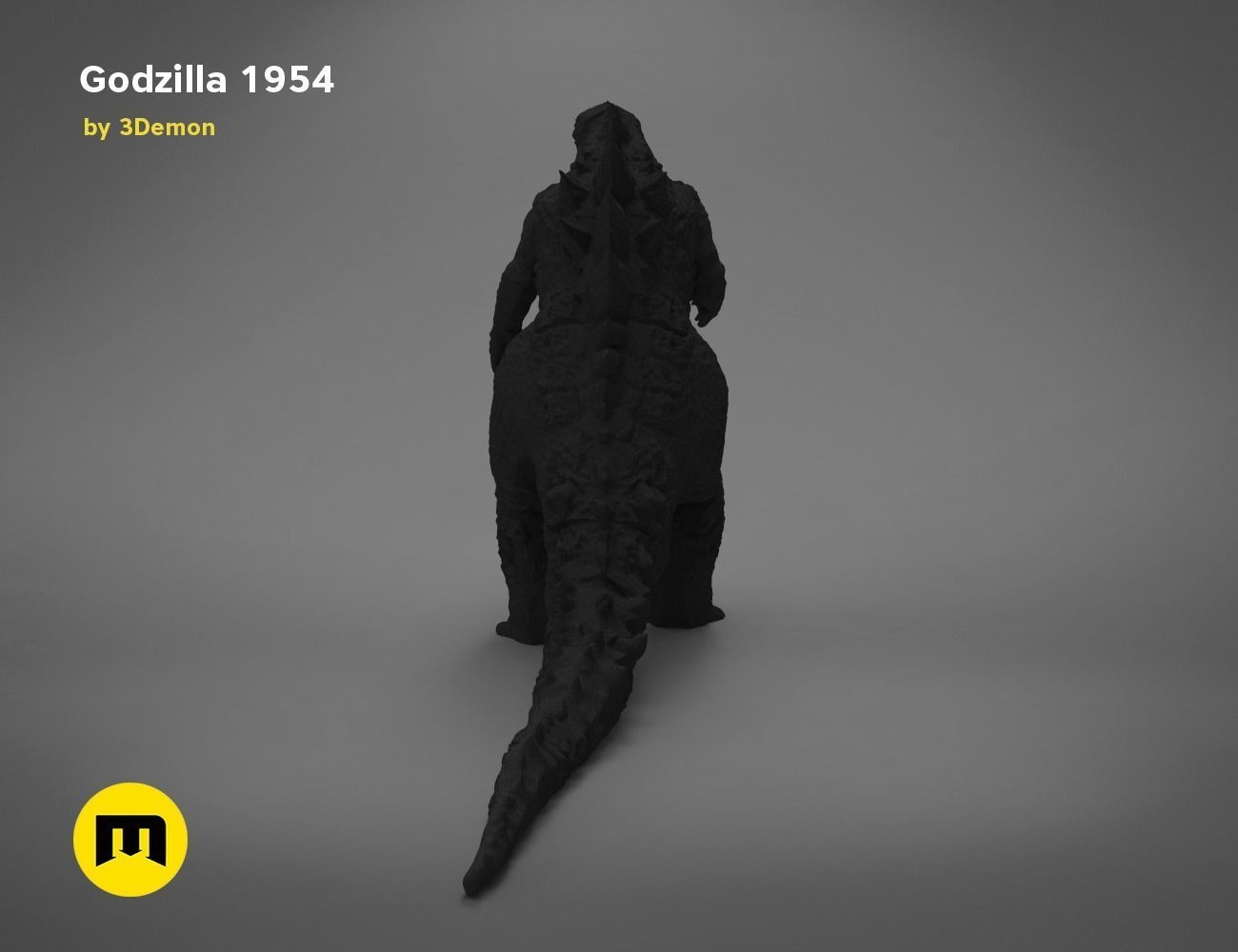Godzilla figure and bottle opener Free 3D print model_16