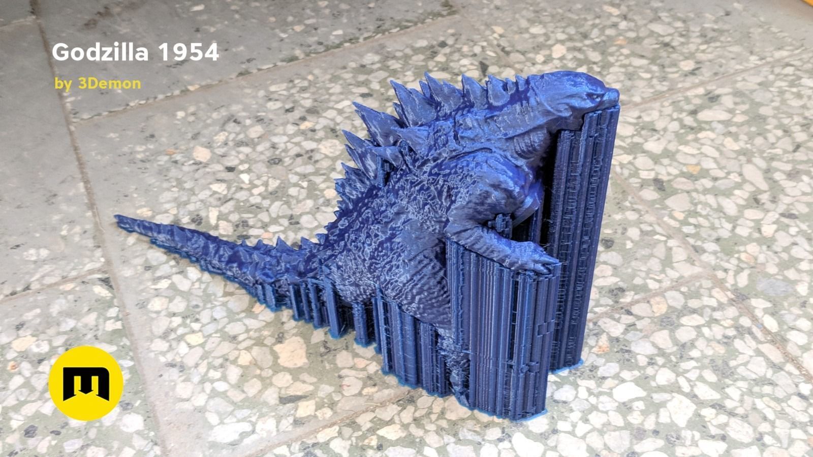 Godzilla figure and bottle opener Free 3D print model_6