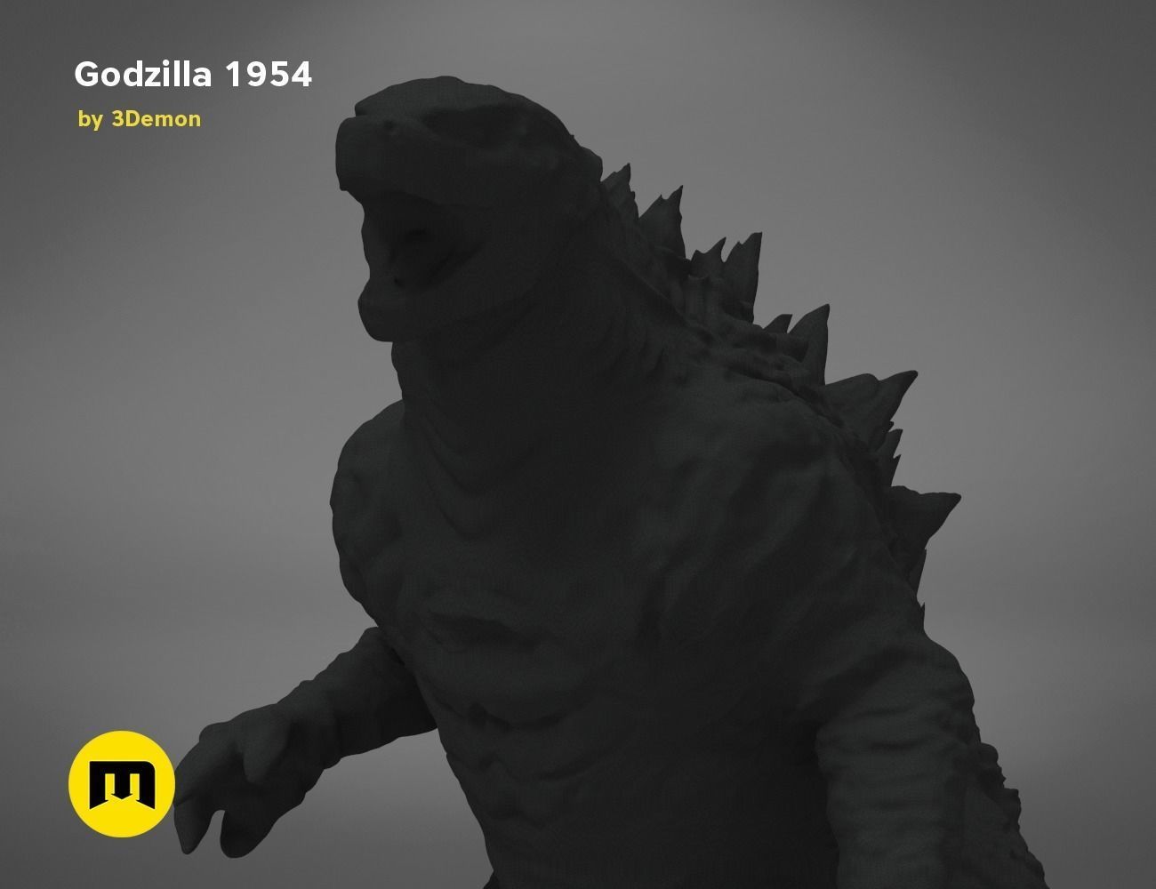 Godzilla figure and bottle opener Free 3D print model_19