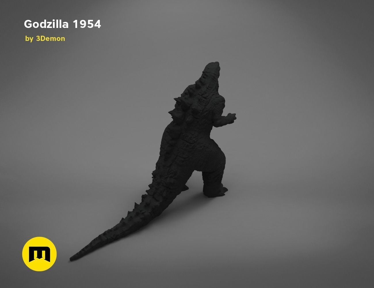 Godzilla figure and bottle opener Free 3D print model_24