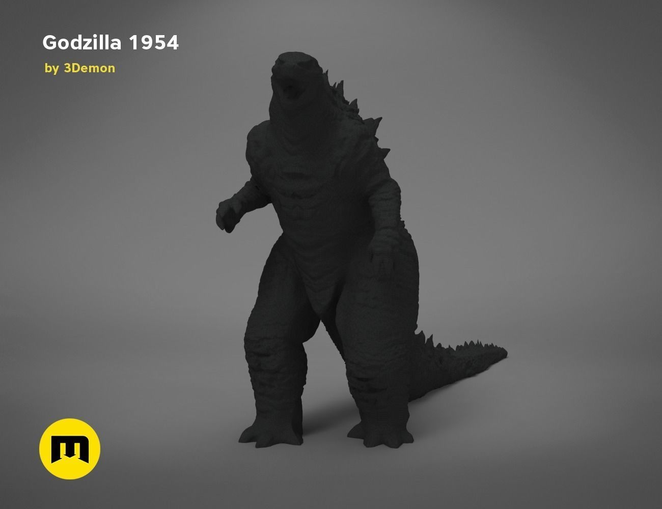 Godzilla figure and bottle opener Free 3D print model_2