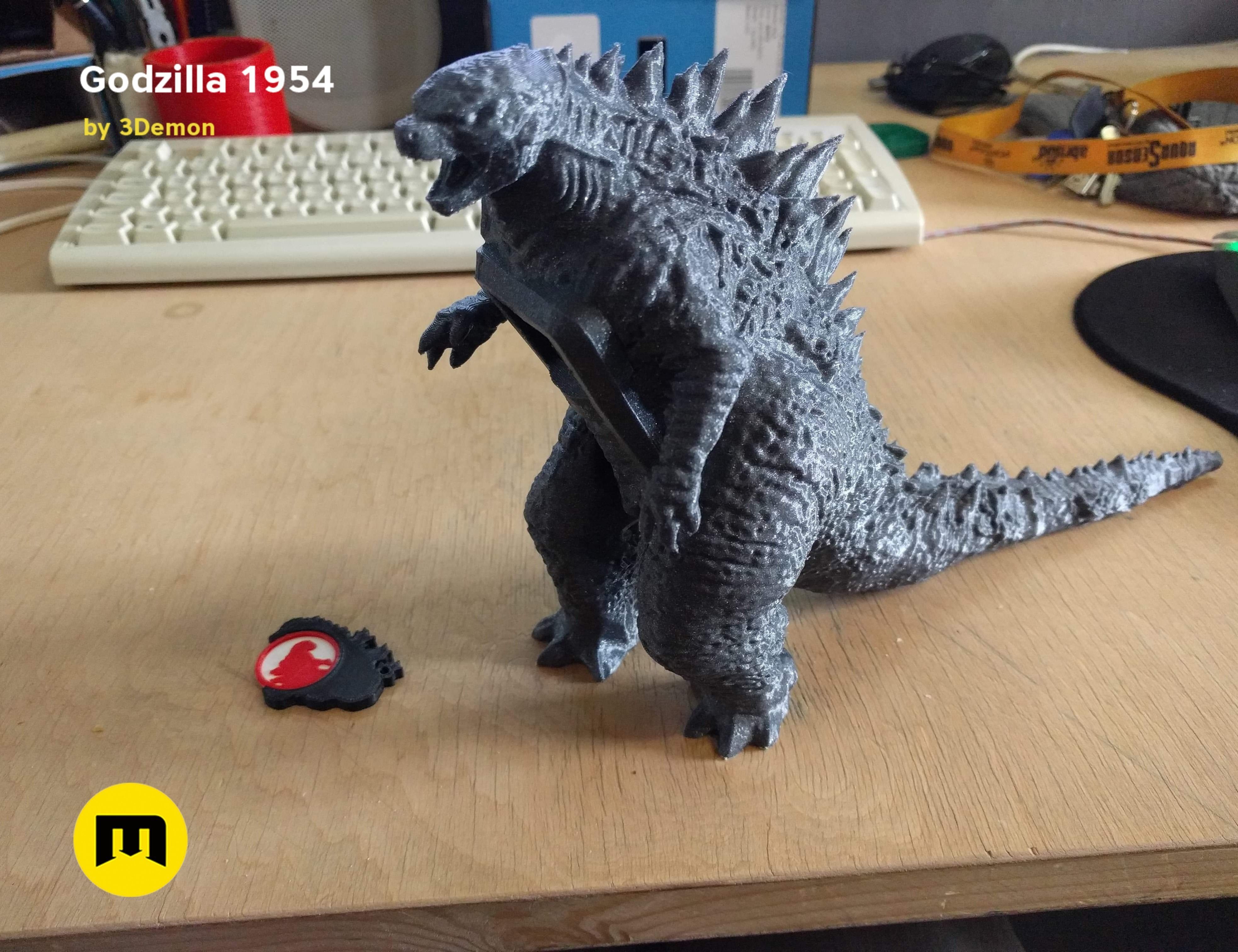 Godzilla figure and bottle opener Free 3D print model_30