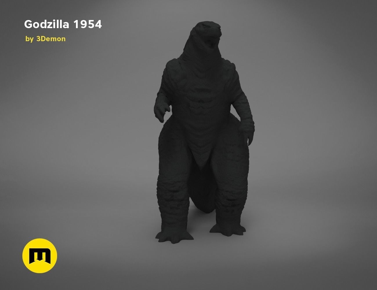 Godzilla figure and bottle opener Free 3D print model_23