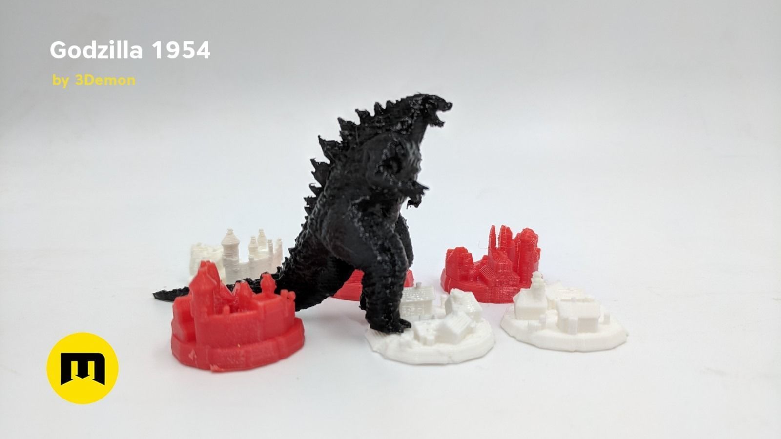 Godzilla figure and bottle opener Free 3D print model_15