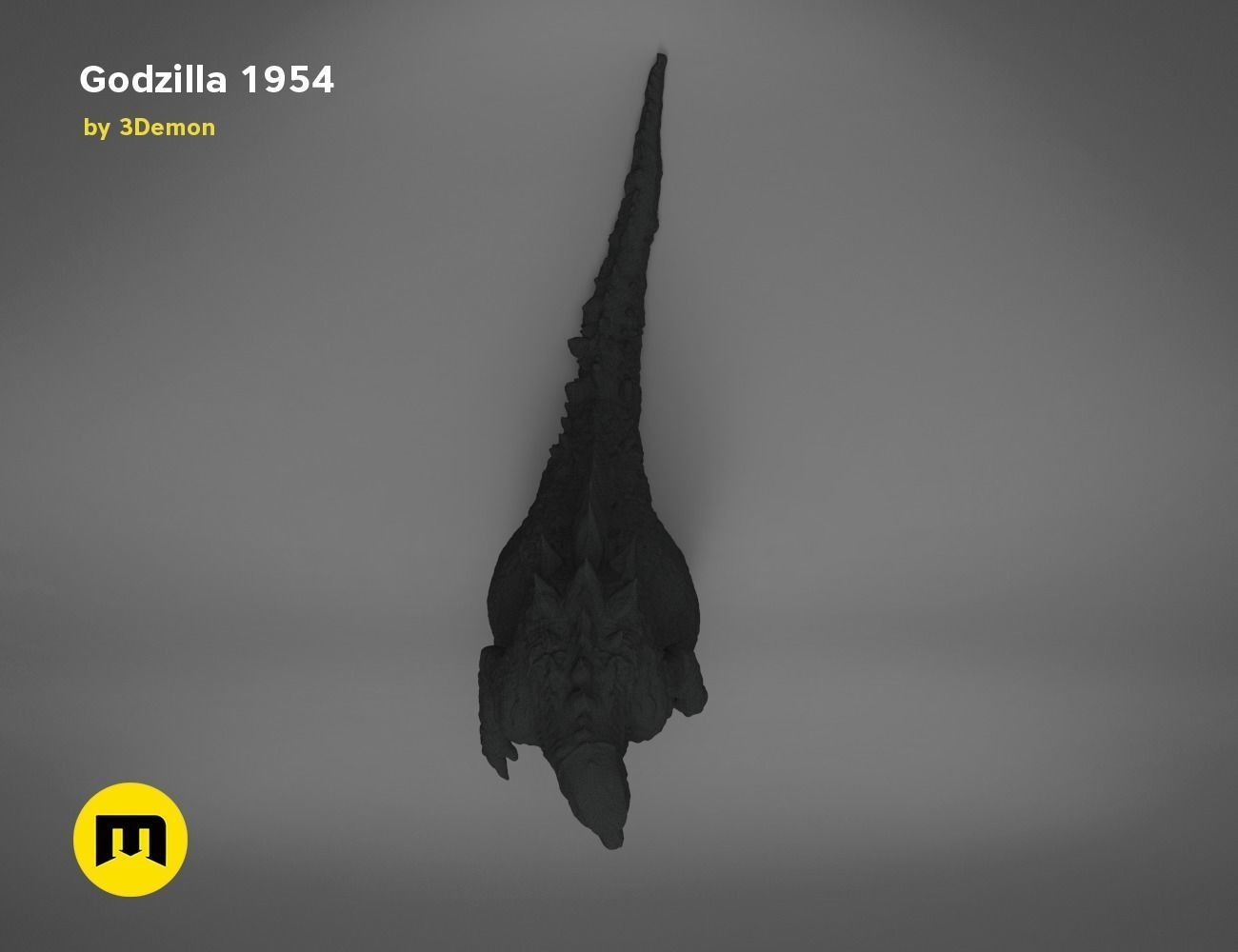 Godzilla figure and bottle opener Free 3D print model_29