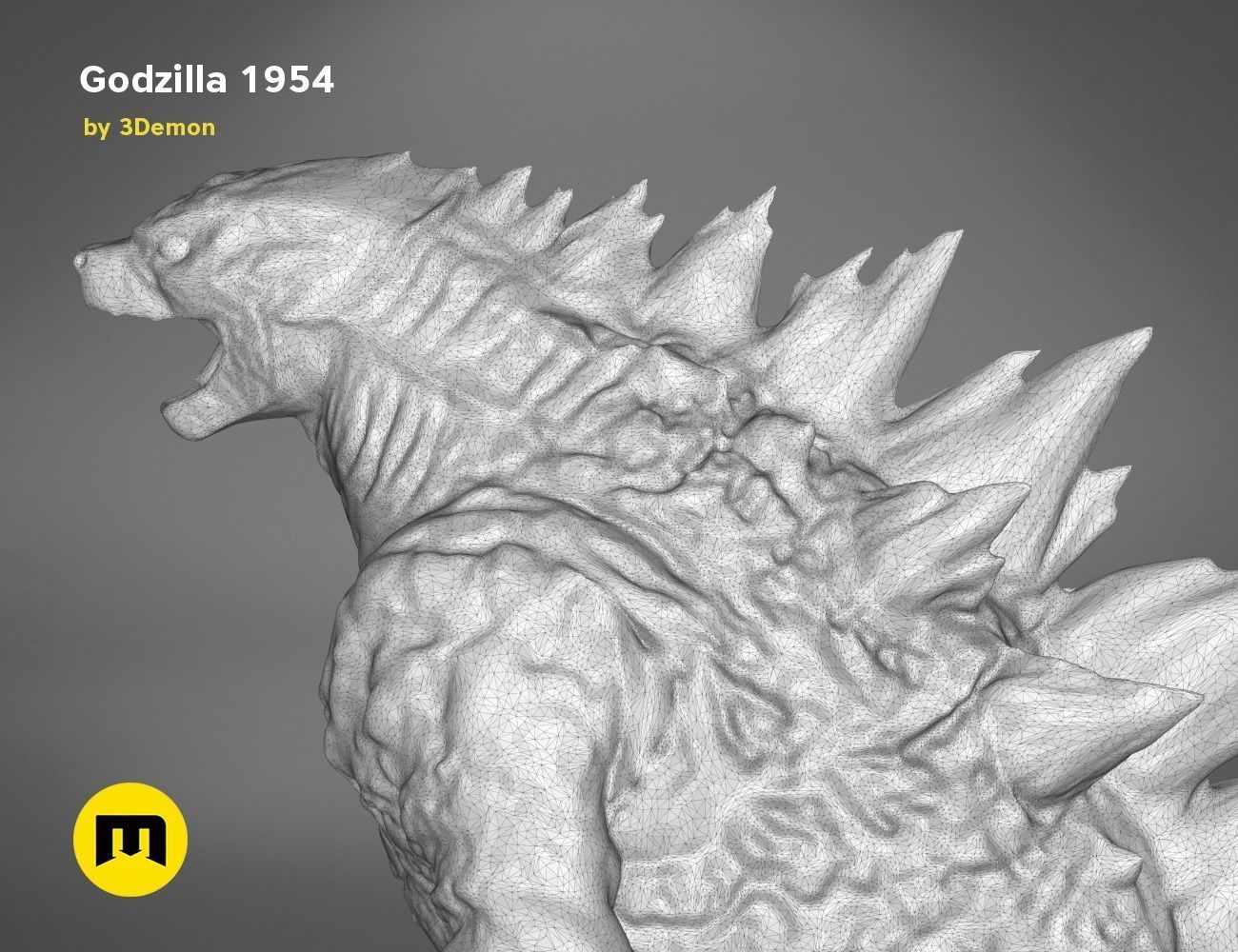 Godzilla figure and bottle opener Free 3D print model_22