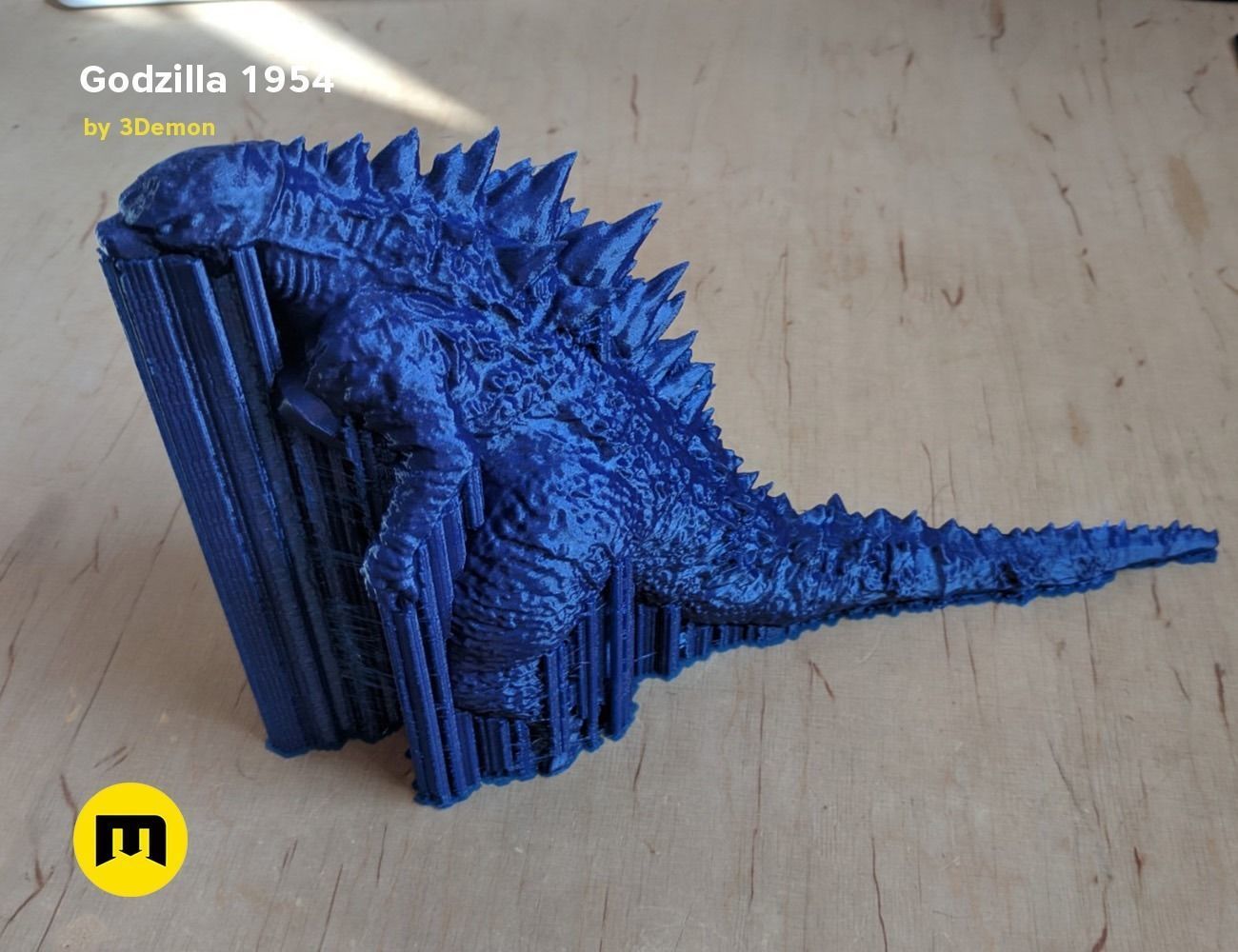 Godzilla figure and bottle opener Free 3D print model_4