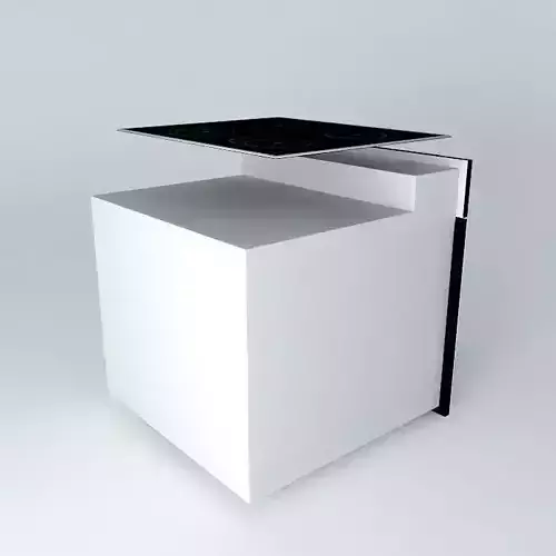 plate cube side table