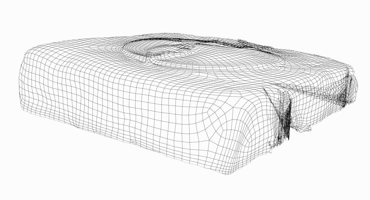 Water Well Low-poly 3D model_5