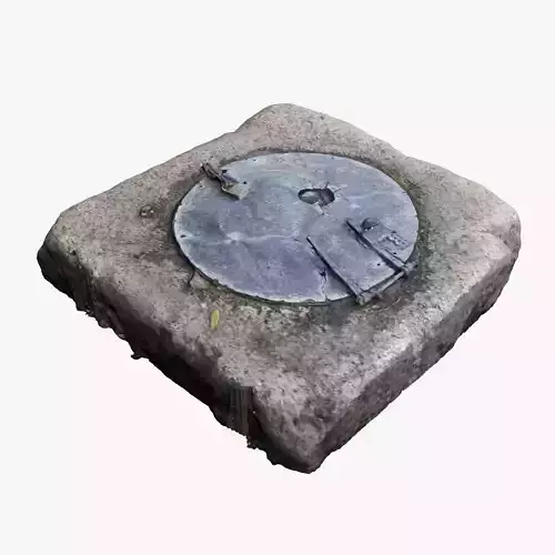 Water Well Low-poly 3D model