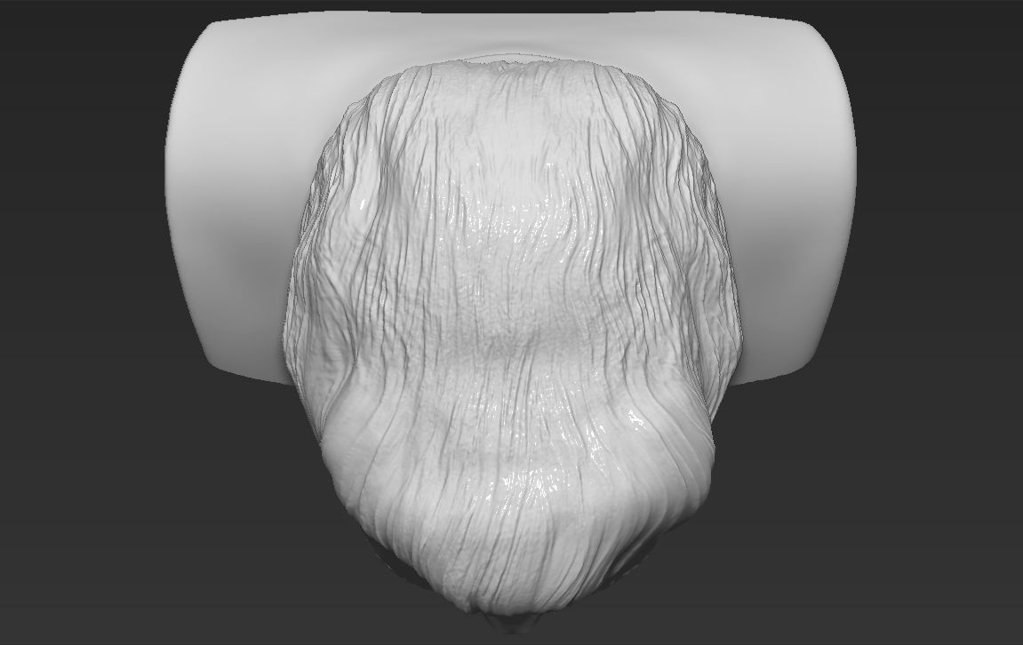 Elvis Presley bust 3D printing ready stl obj formats 3D print model_12