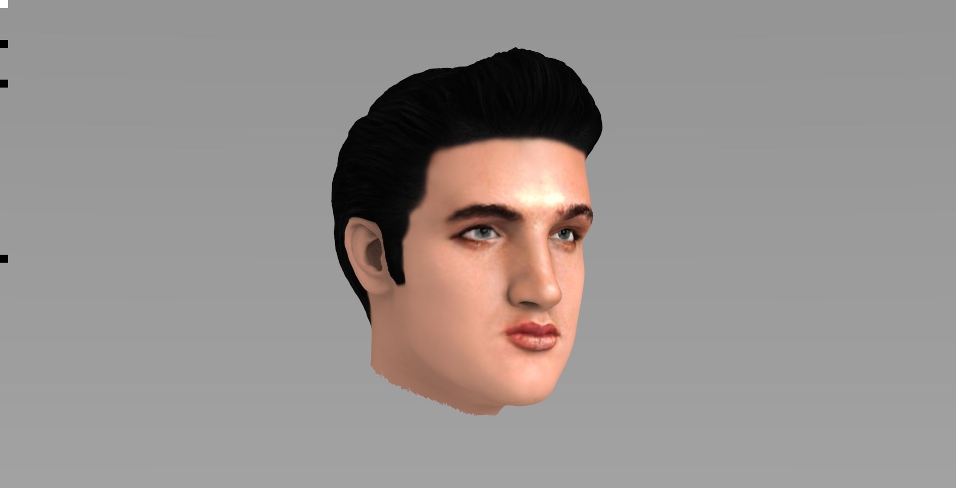 Elvis Presley 3D model_6