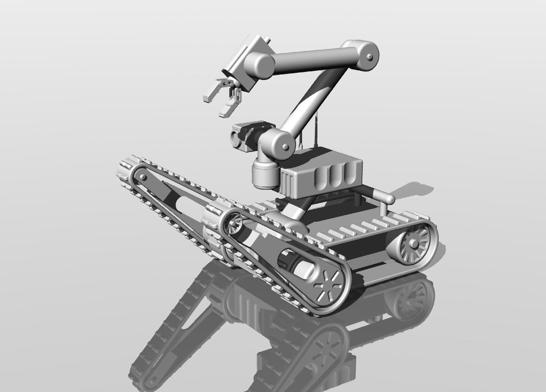 Military robot - toy 3D print model_4