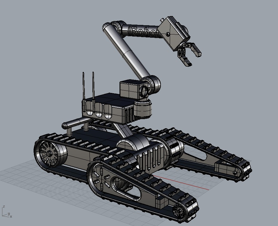Military robot - toy 3D print model_6