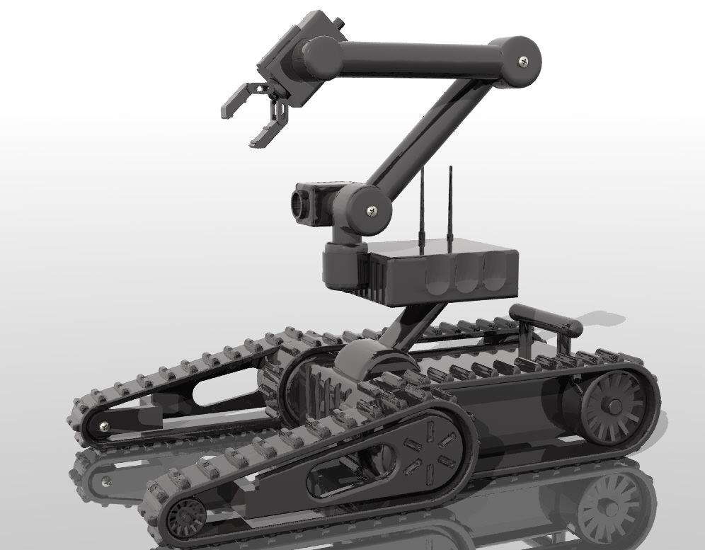 Military robot - toy 3D print model_8