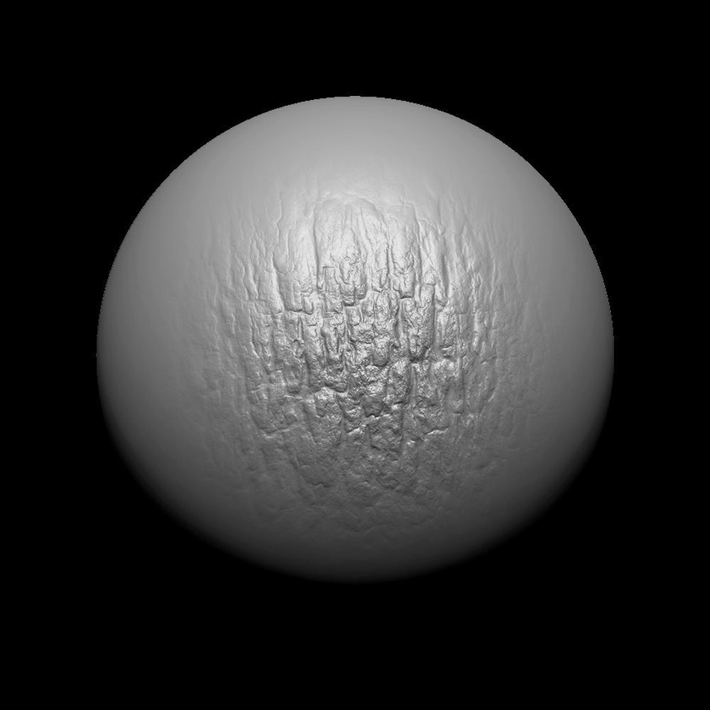 Zbrush Alpha Tree Bark Set01 Texture_5