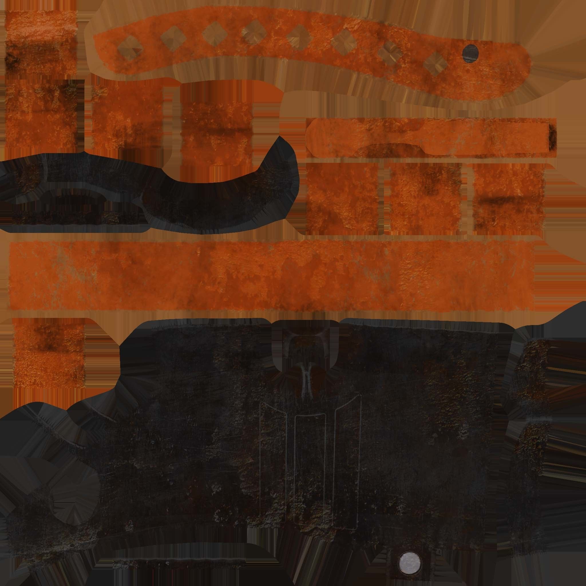 Plasma shotgun Low-poly 3D model_11