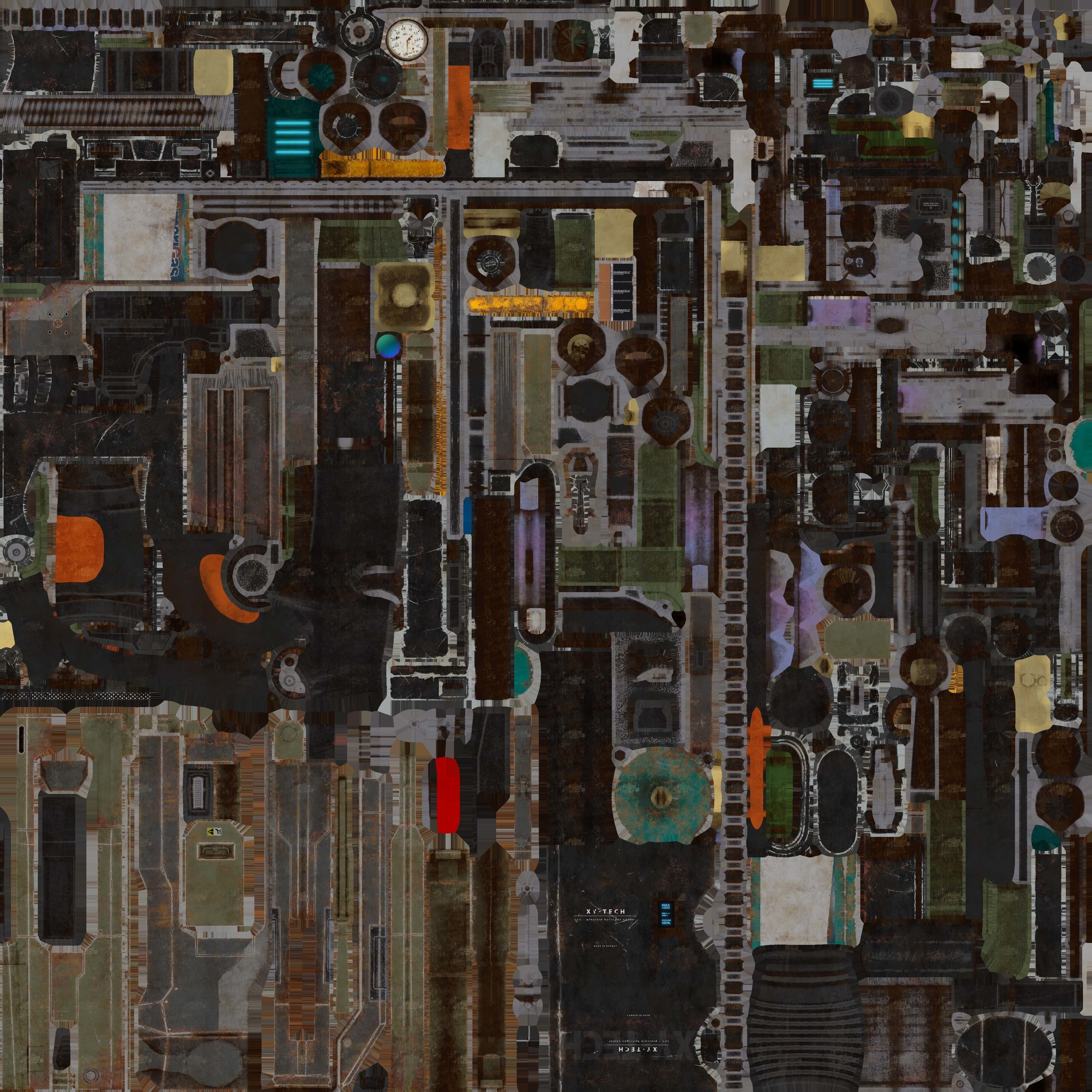 Plasma shotgun Low-poly 3D model_8