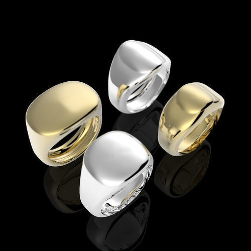 Signet Rings 3D print model