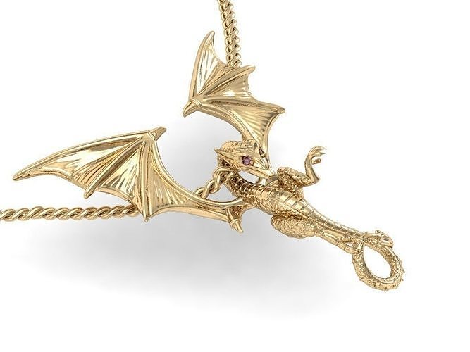 pendant dragon                                         3D print model