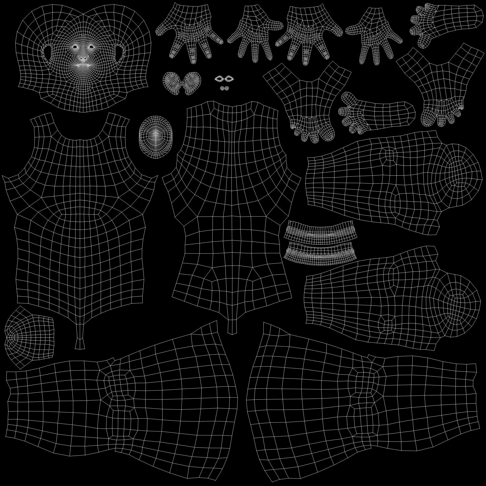 3D Realistic Male with Casual Clothing  Low-poly 3D model_20