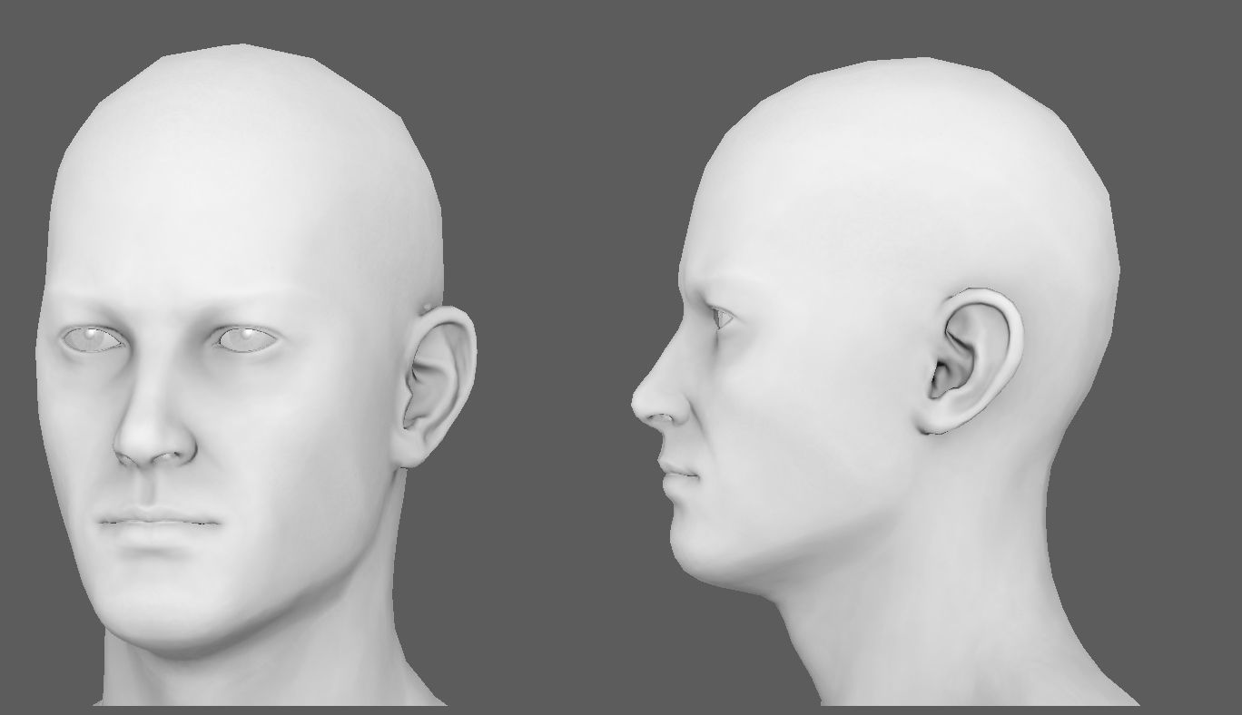 3D Realistic Male with Casual Clothing  Low-poly 3D model_11